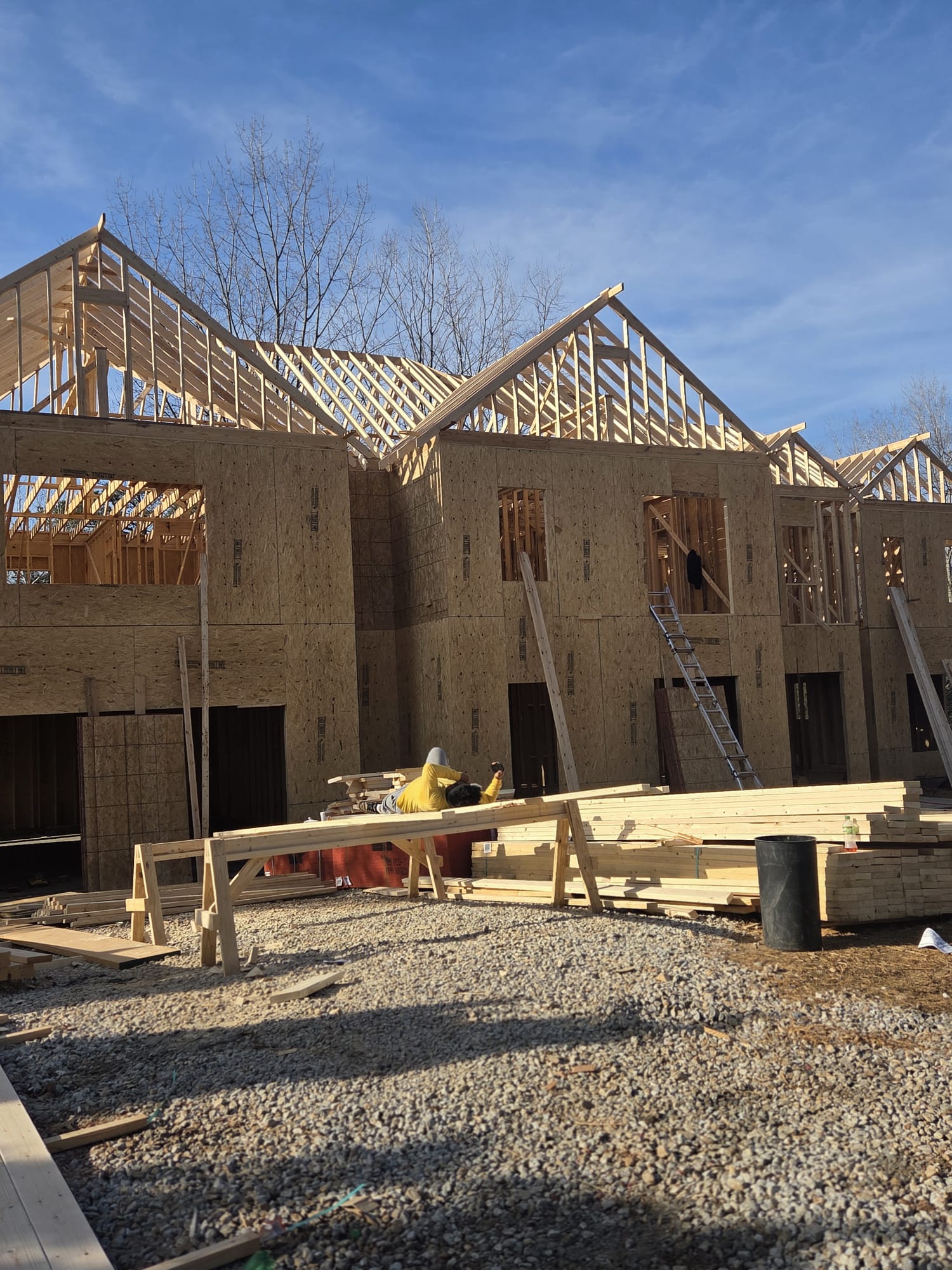 Roof trusses and house framing
